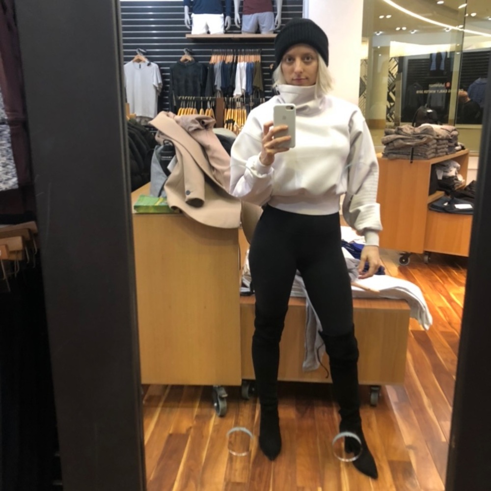 Lululemon sweater space fabric
